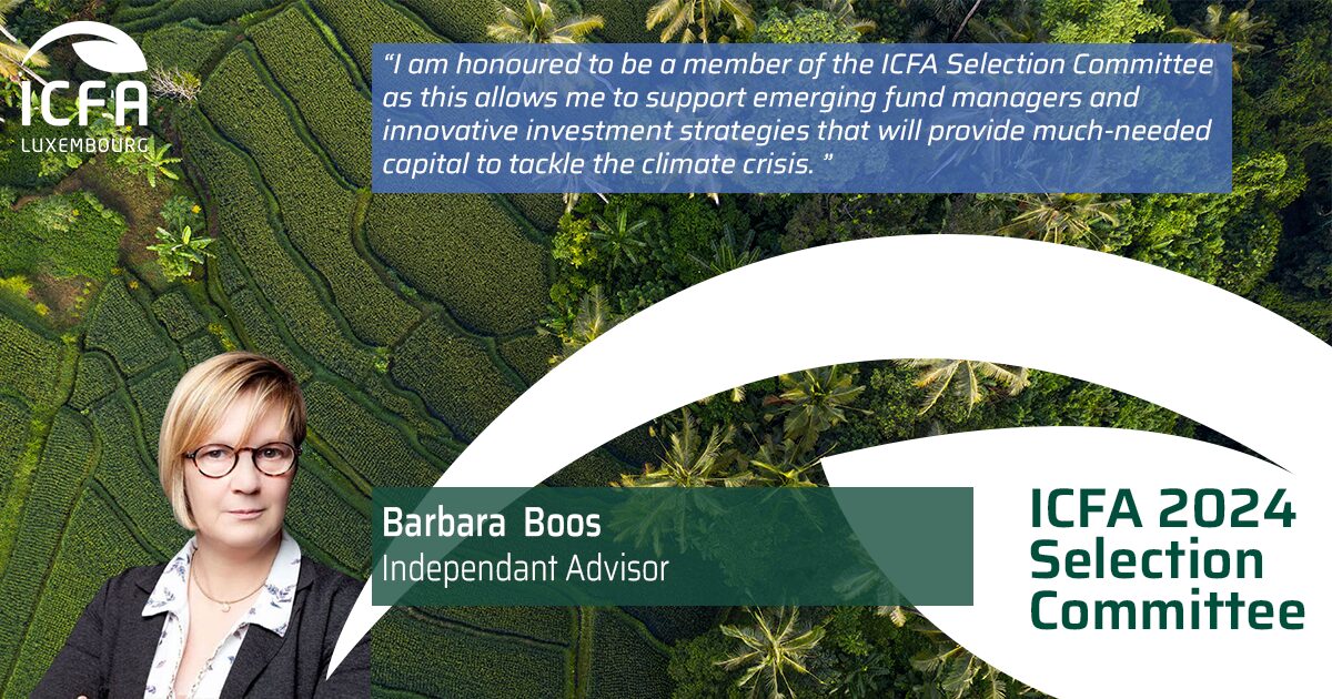 Barbara Boos Chair of ICFA Selection Committee 